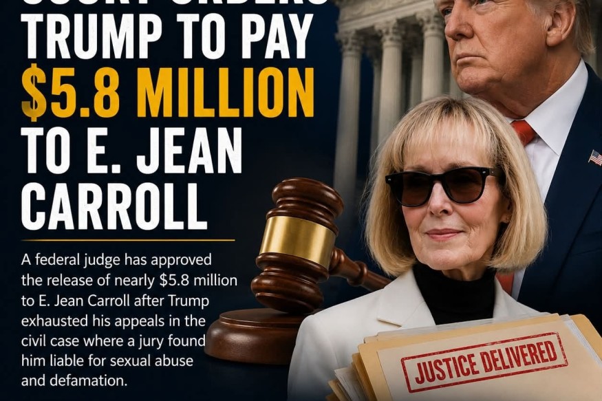 Appeals Exhausted: Federal Court Orders Nearly $5.8 Million Released to E. Jean Carroll